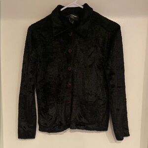 Black Faux Fur Jacket